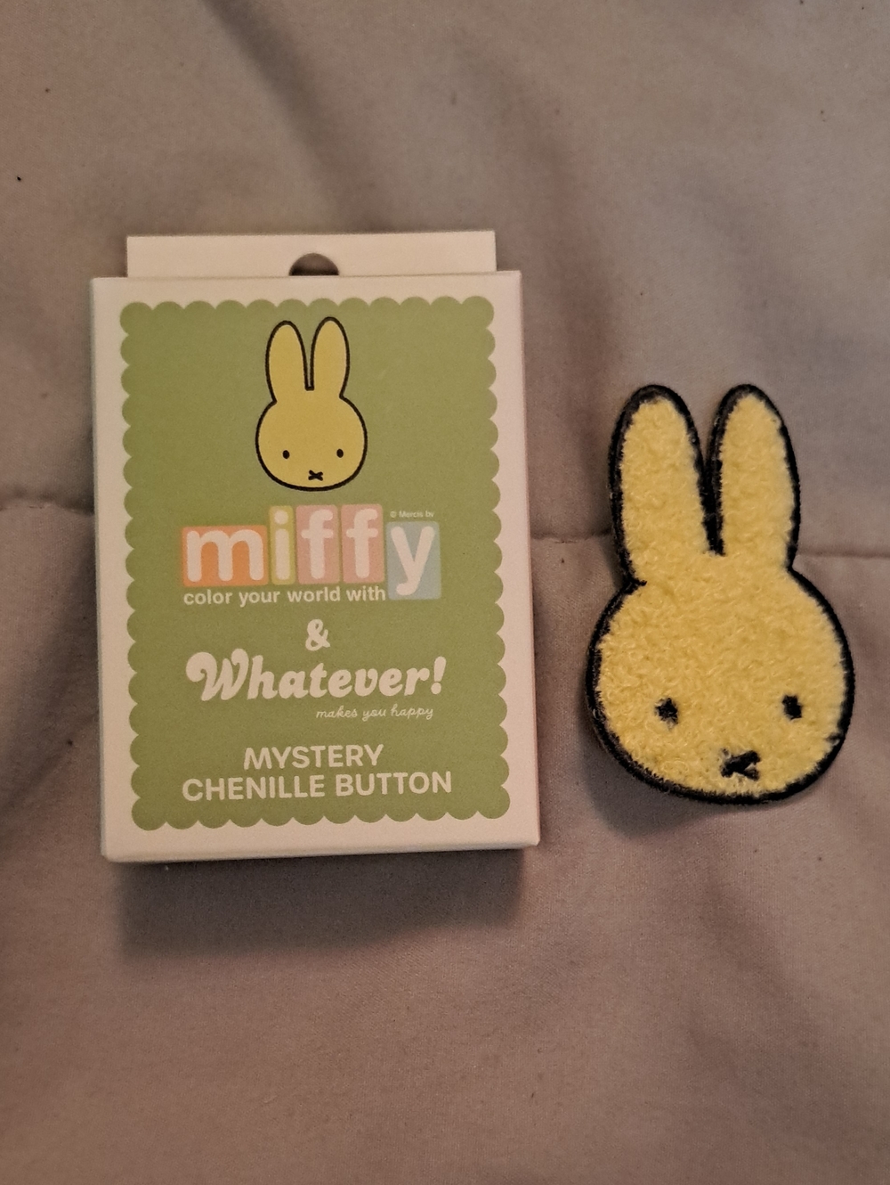 miffy Yellow Chenille Bunny Pin